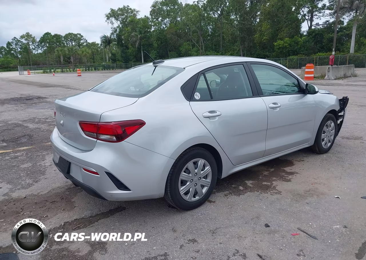 2022 Kia Rio S VIN:3KPA24AD4NE435092 - 4