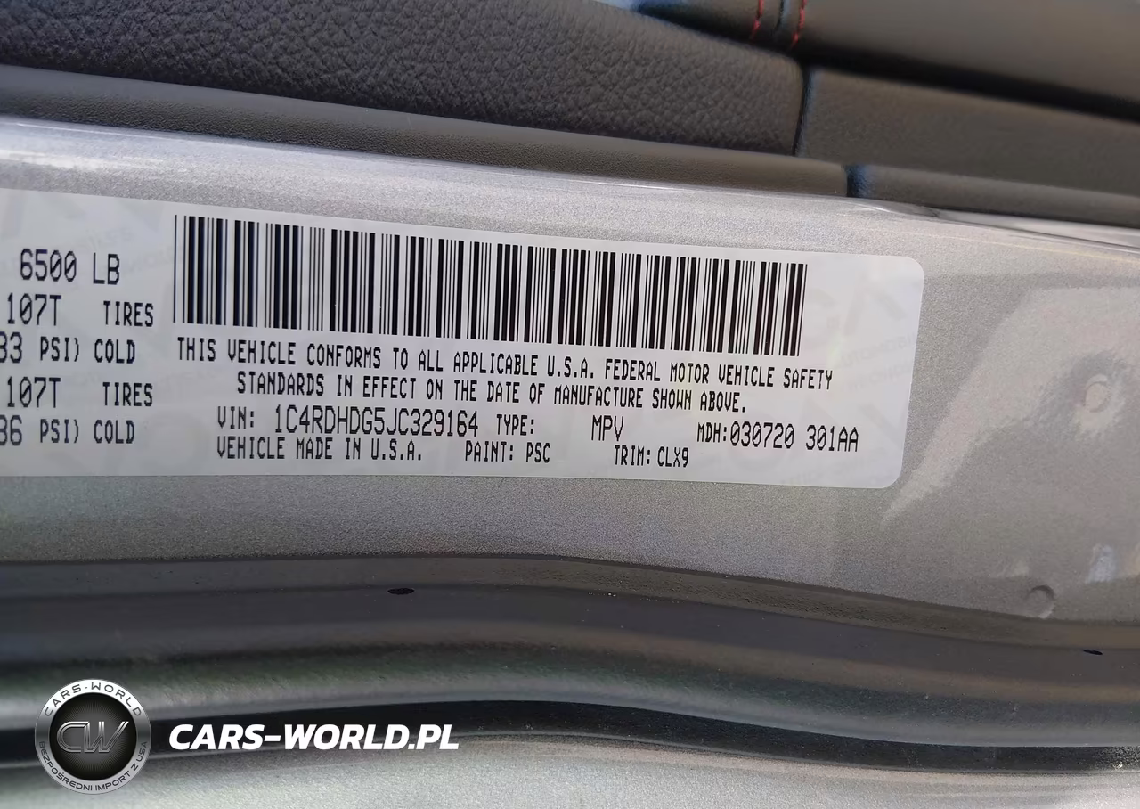2018 Dodge Durango Gt Rwd VIN:1C4RDHDG5JC329164 - 9