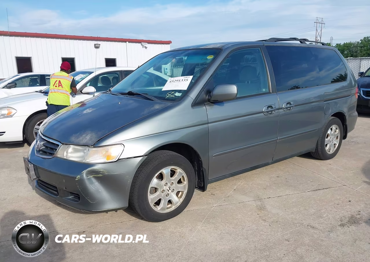 2002 Honda Odyssey Ex VIN:2HKRL18682H573537 - 2