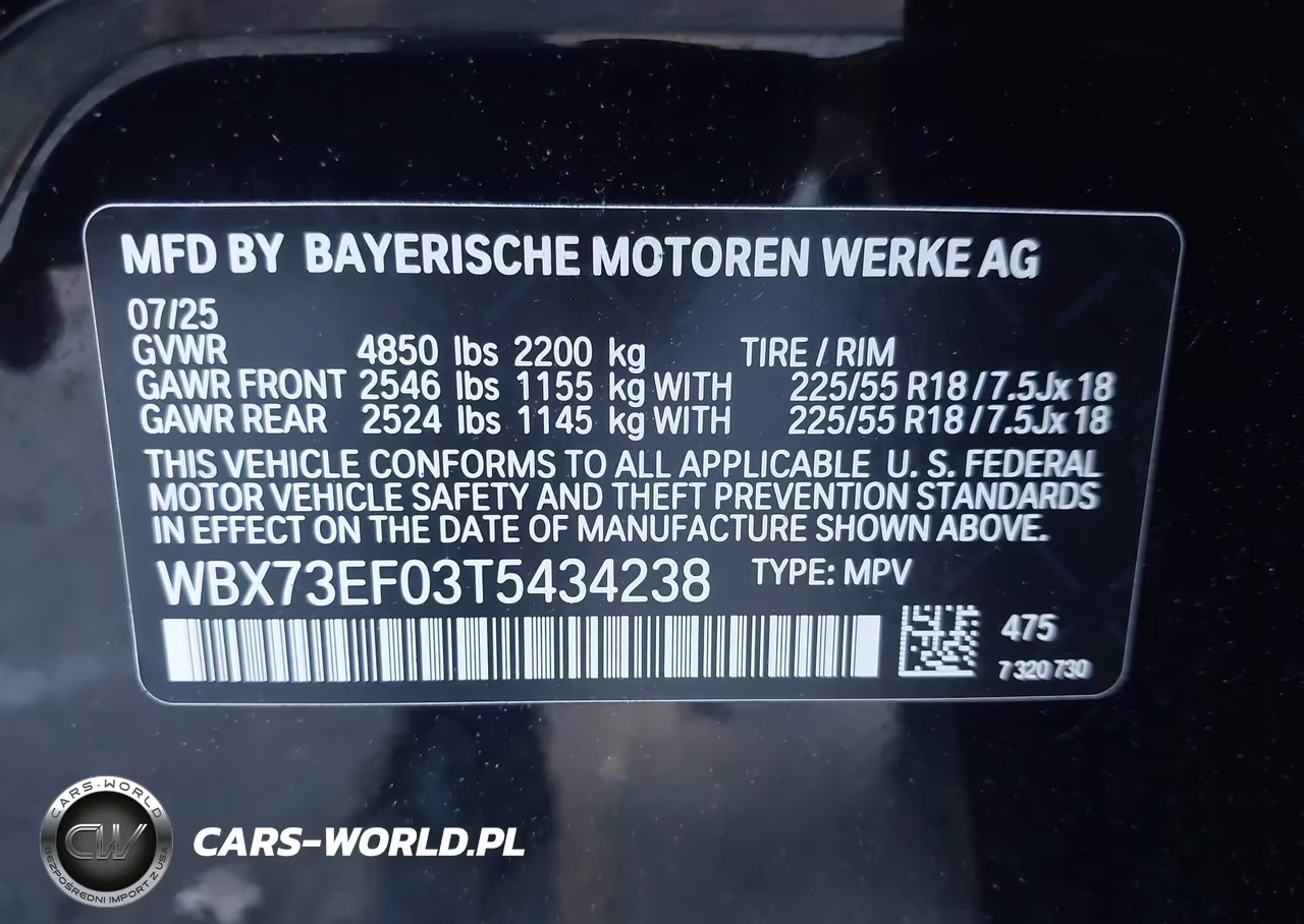 2026 BMW X1 xDrive28I VIN:WBX73EF03T5434238 - 9