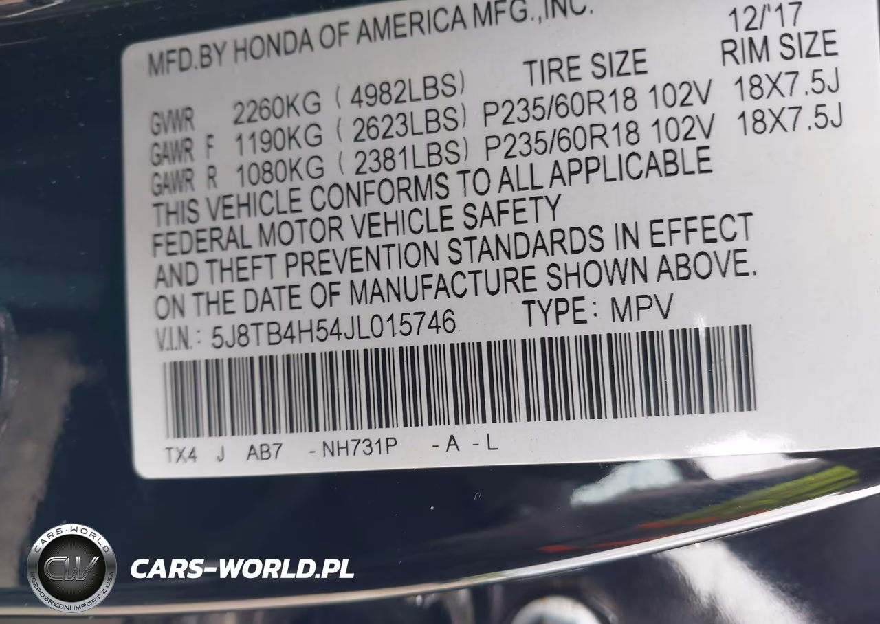 2018 Acura Rdx Technology VIN:5J8TB4H54JL015746 - 9