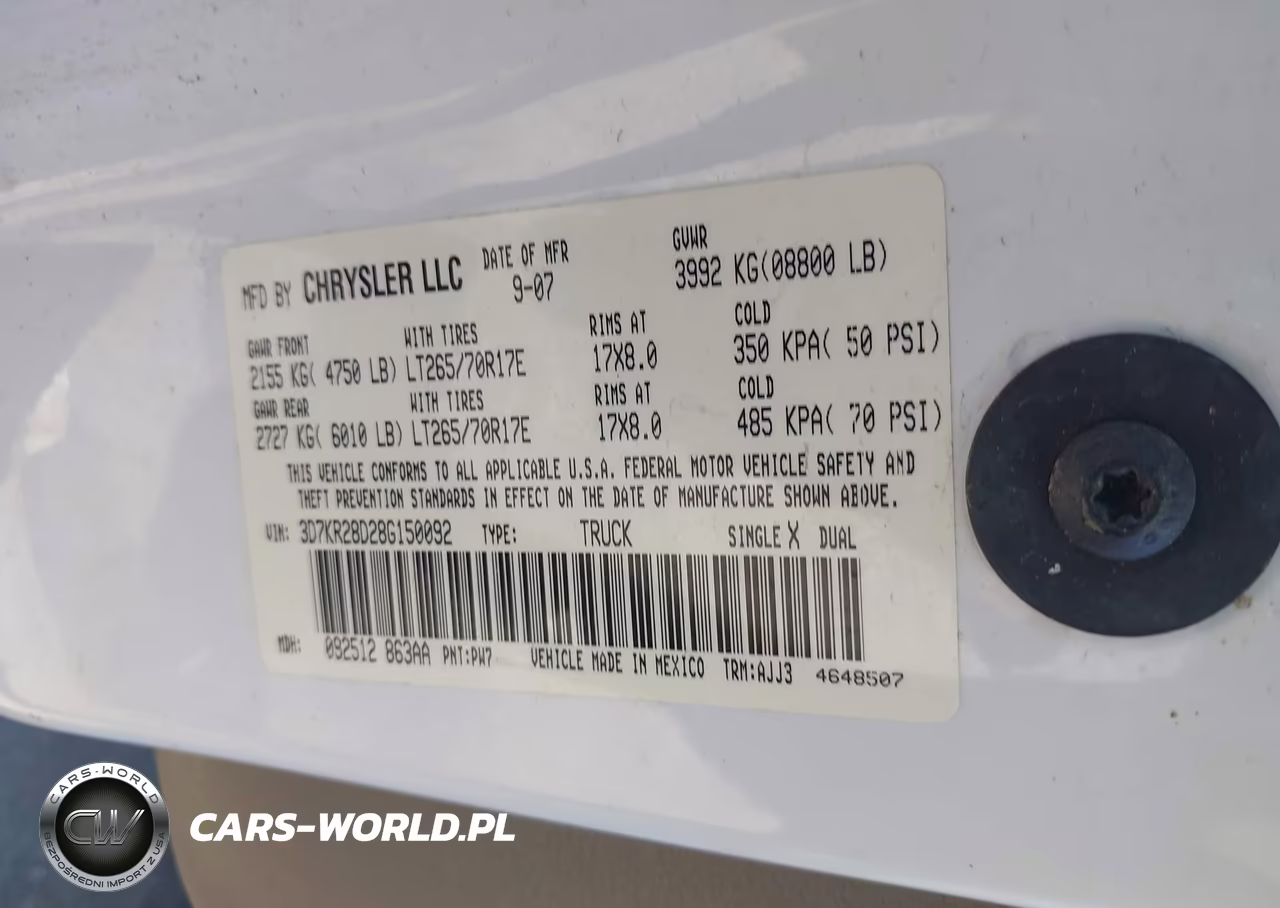 2008 Dodge Ram 2500 Slt VIN:3D7KR28D28G150092 - 9