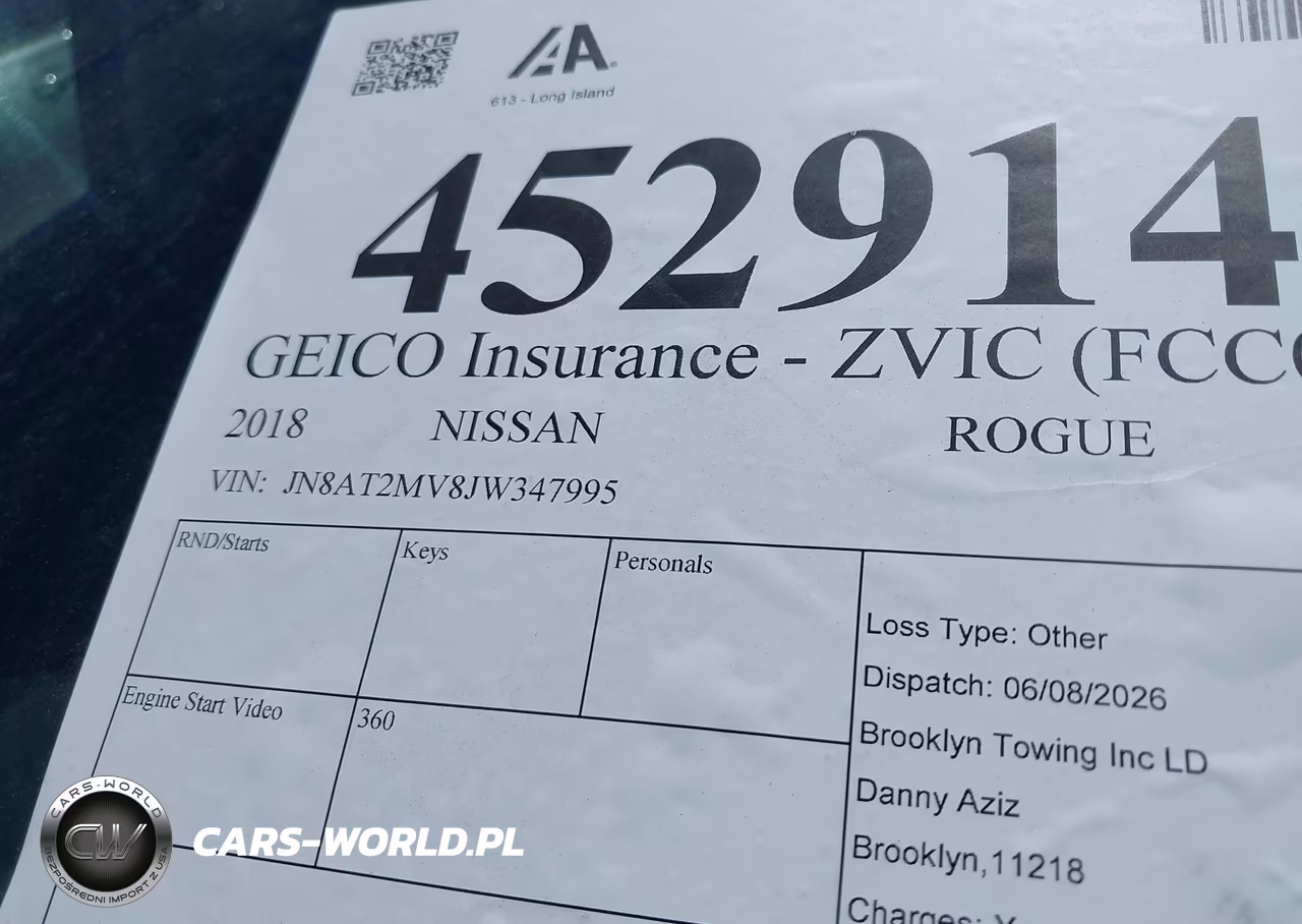 2018 Nissan Rogue Sv VIN:JN8AT2MV8JW347995 - 18