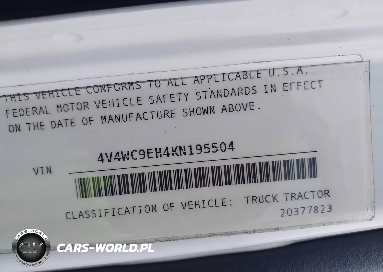 2019 Volvo Vnr VIN:4V4WC9EH4KN195504 - 9