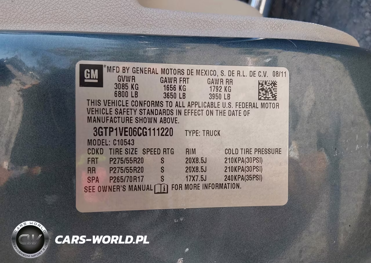 2012 GMC Sierra 1500 Sle VIN:3GTP1VE06CG111220 - 9