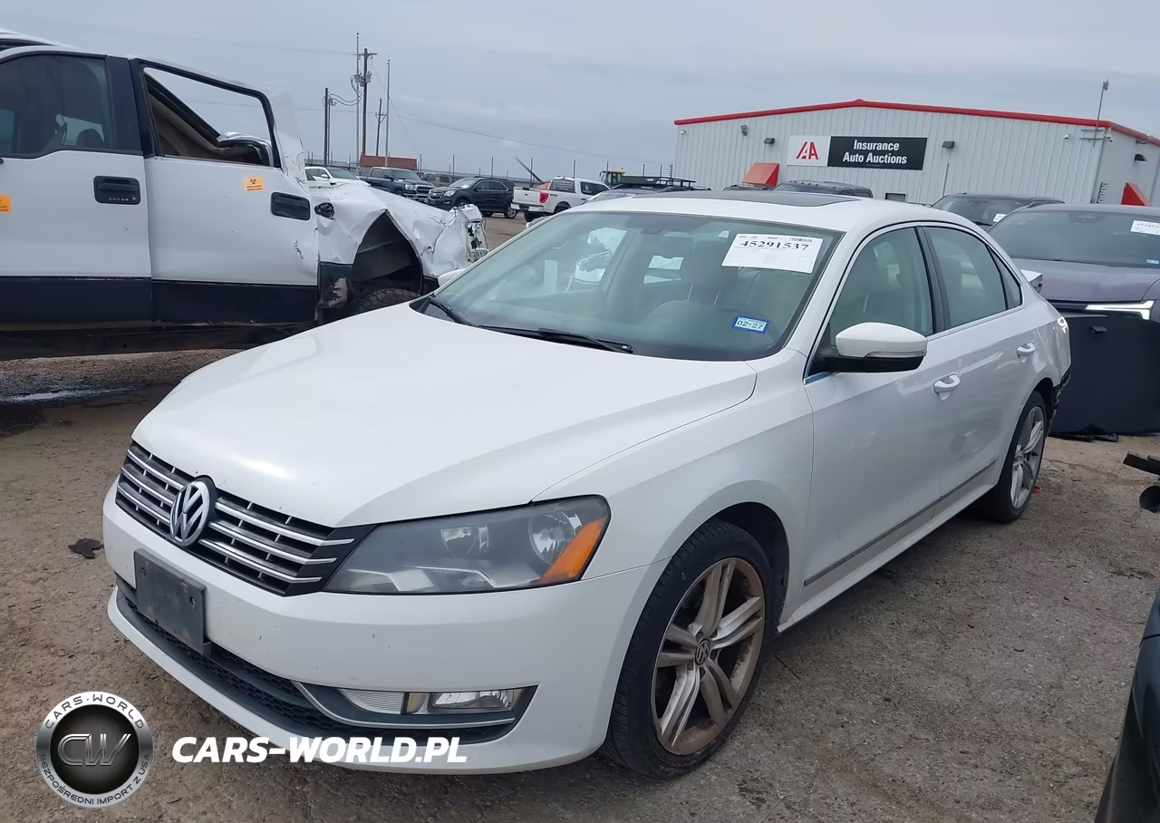 2013 Volkswagen Passat 2.0L Tdi Sel Premium VIN:1VWCN7A34DC073292 - 2