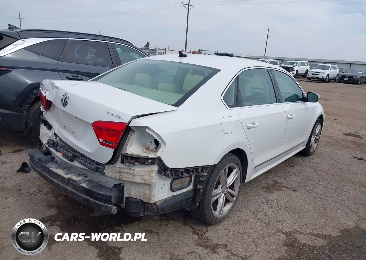 2013 Volkswagen Passat 2.0L Tdi Sel Premium VIN:1VWCN7A34DC073292 - 4