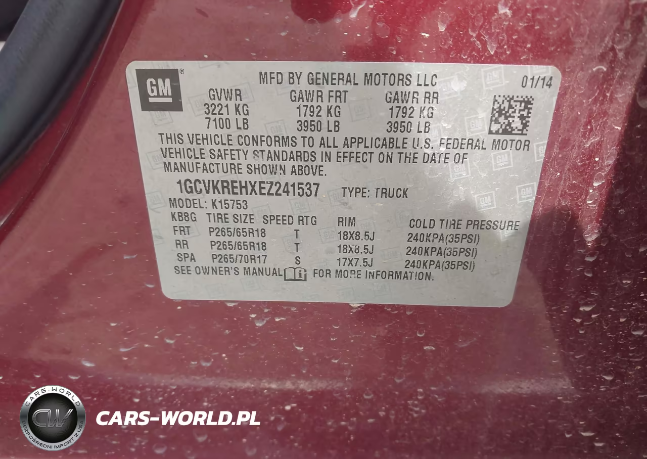 2014 Chevrolet Silverado 1500 Lt VIN:1GCVKREHXEZ241537 - 9