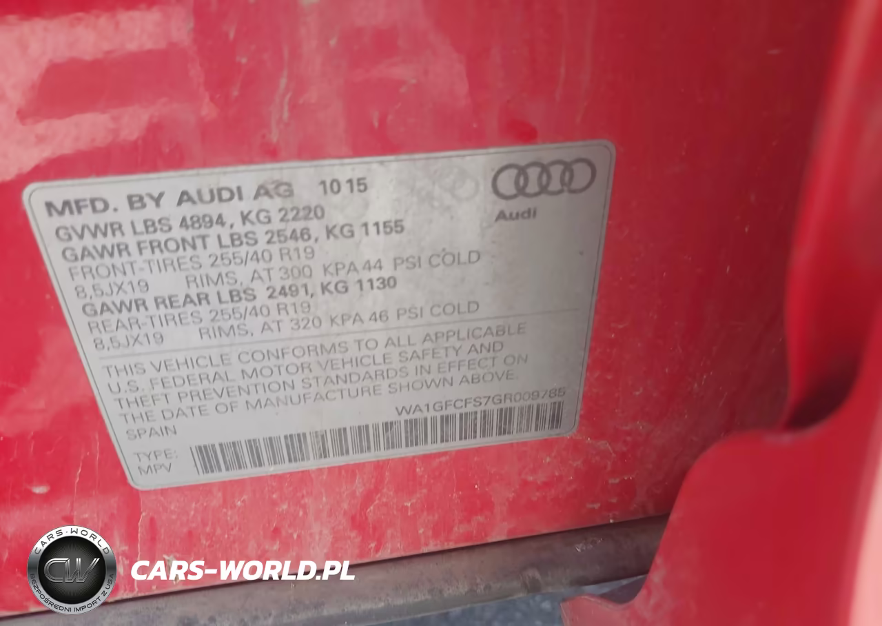 2016 Audi Q3 2.0T Premium Plus VIN:WA1GFCFS7GR009785 - 9