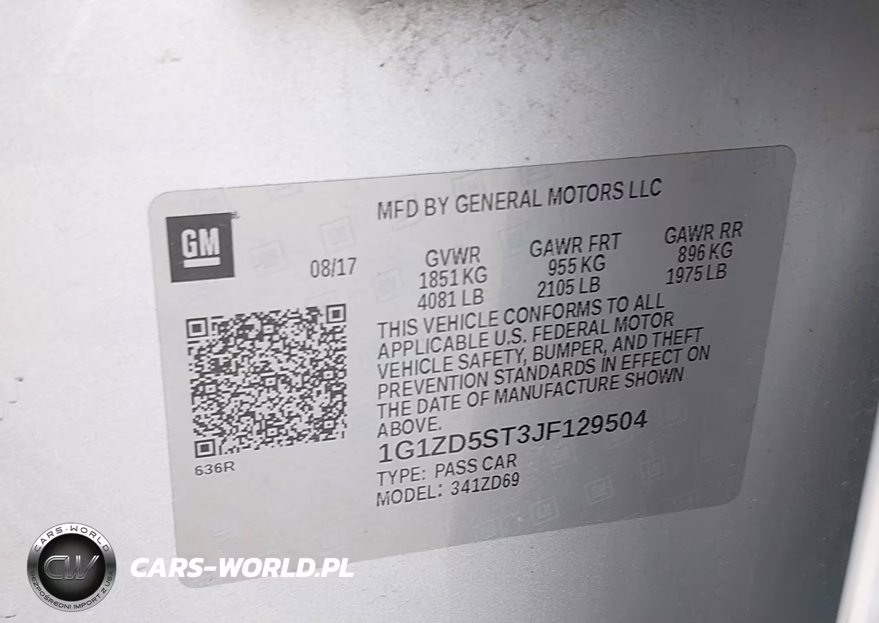 2018 Chevrolet Malibu Lt VIN:1G1ZD5ST3JF129504 - 9