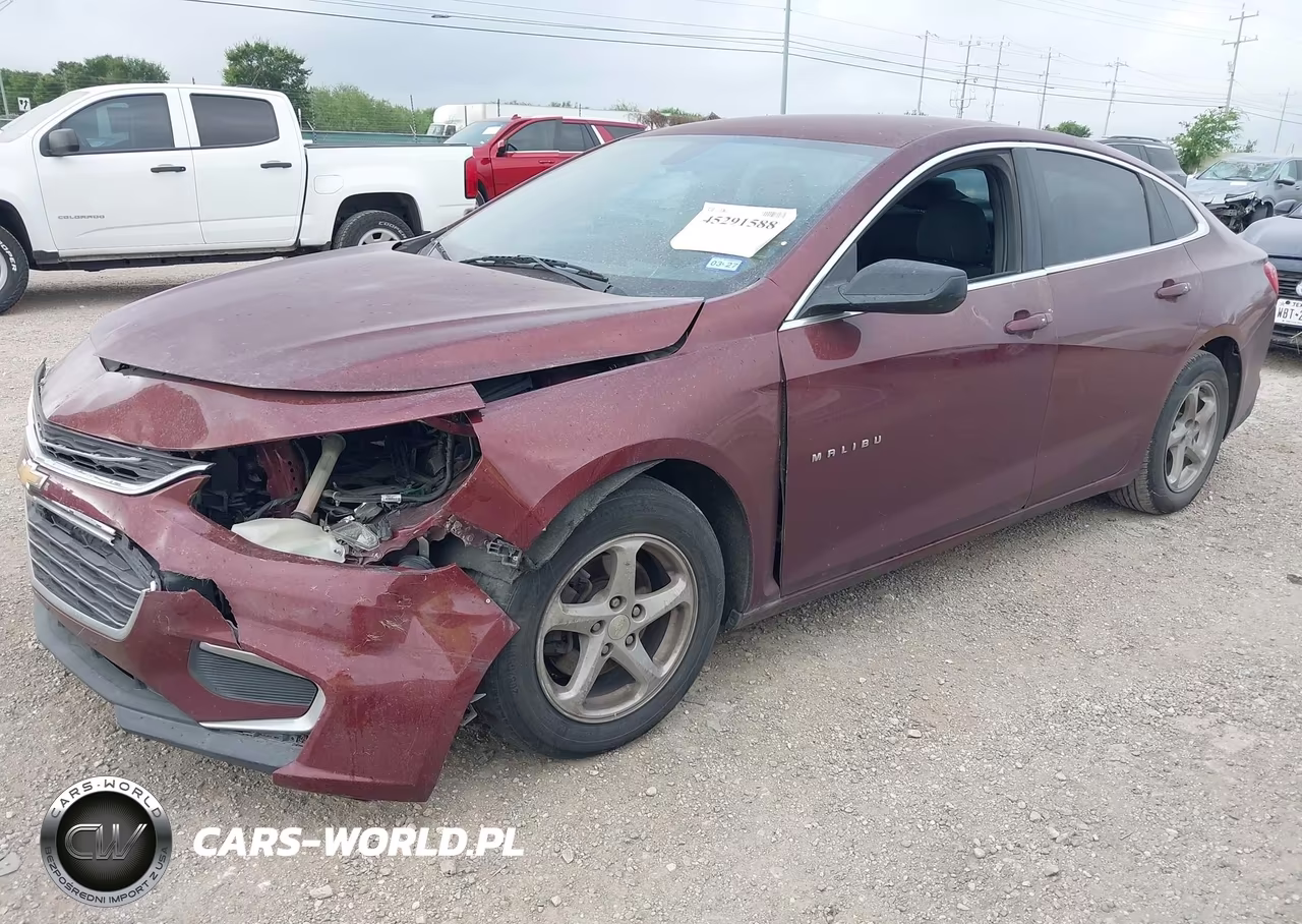 2016 Chevrolet Malibu Ls VIN:1G1ZB5STXGF304457 - 2