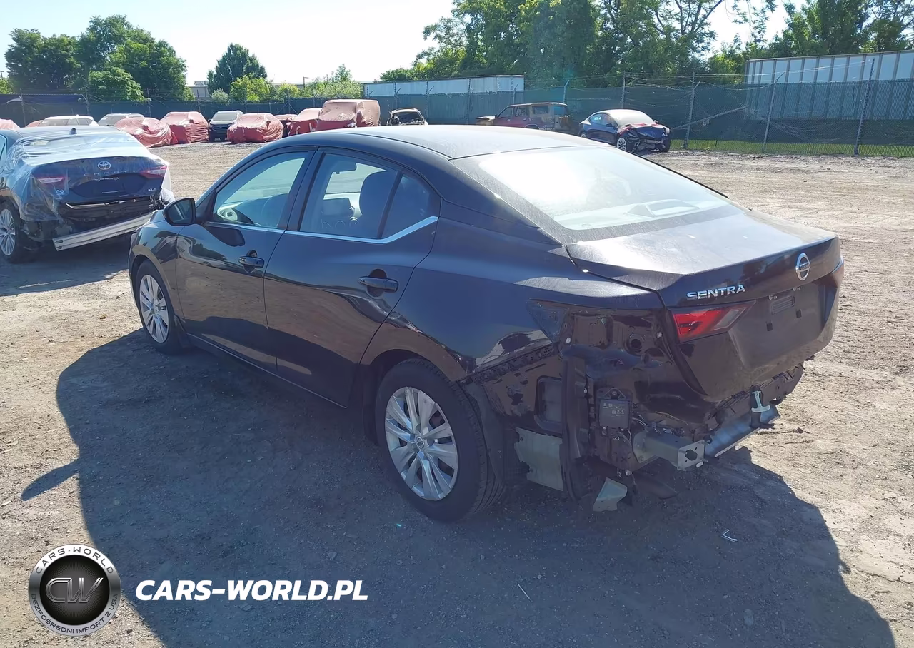 2021 Nissan Sentra S Xtronic Cvt VIN:3N1AB8BV1MY226505 - 3