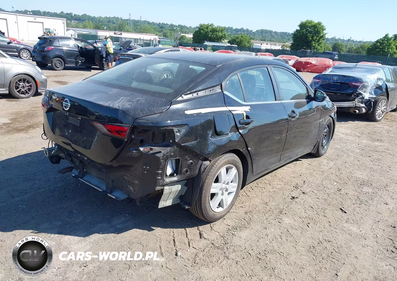 2021 Nissan Sentra S Xtronic Cvt VIN:3N1AB8BV1MY226505 - 4