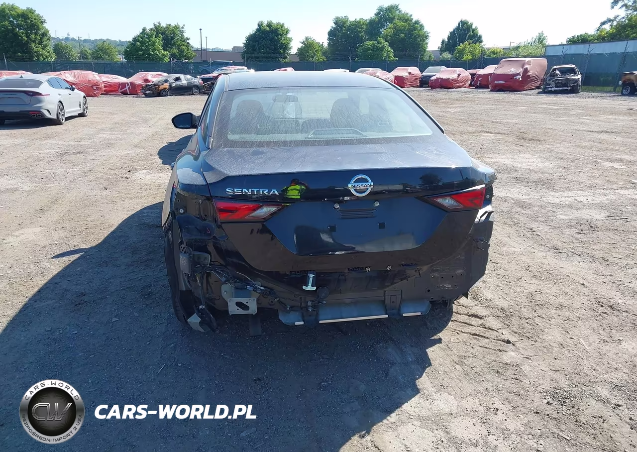 2021 Nissan Sentra S Xtronic Cvt VIN:3N1AB8BV1MY226505 - 6