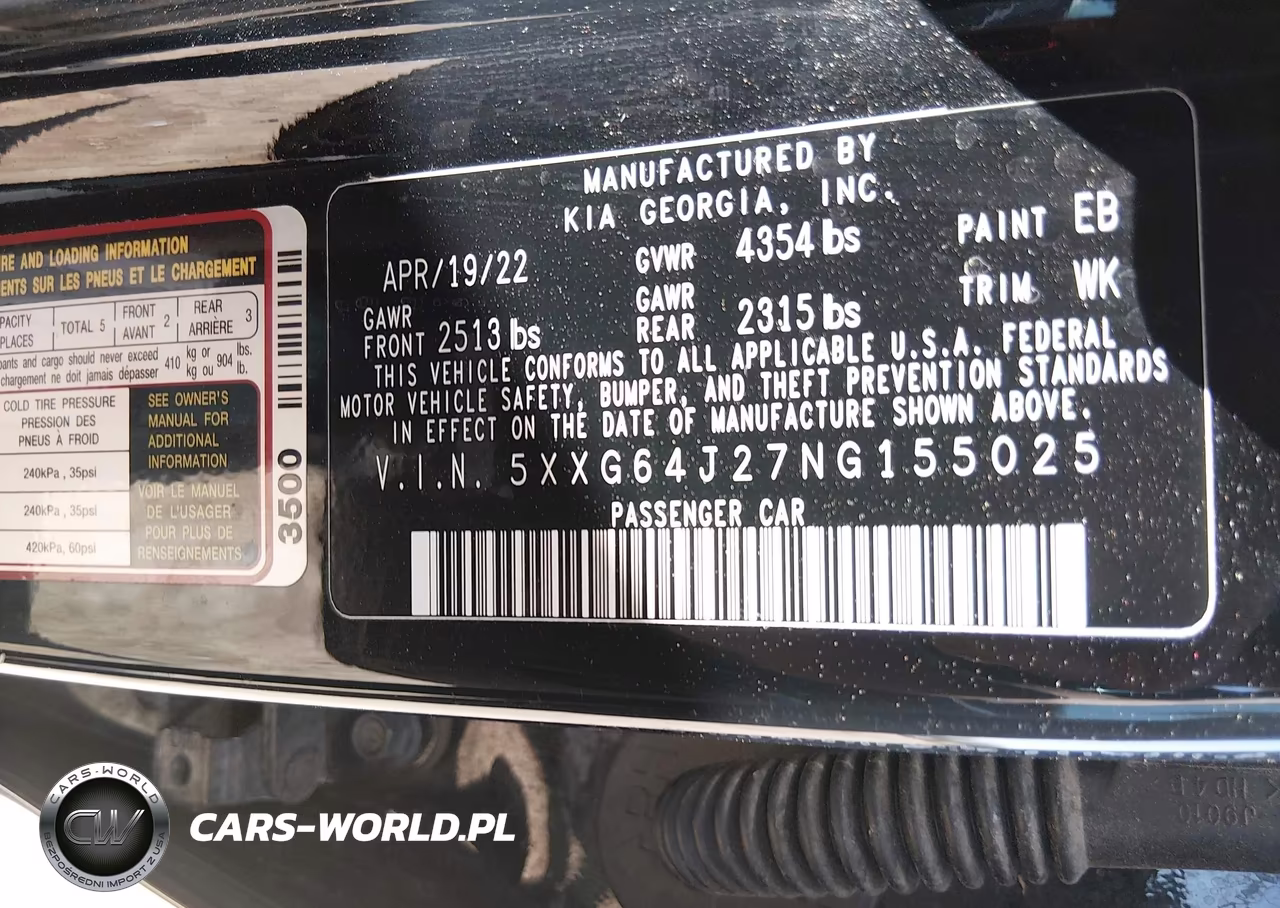 2022 Kia K5 Gt-Line VIN:5XXG64J27NG155025 - 9