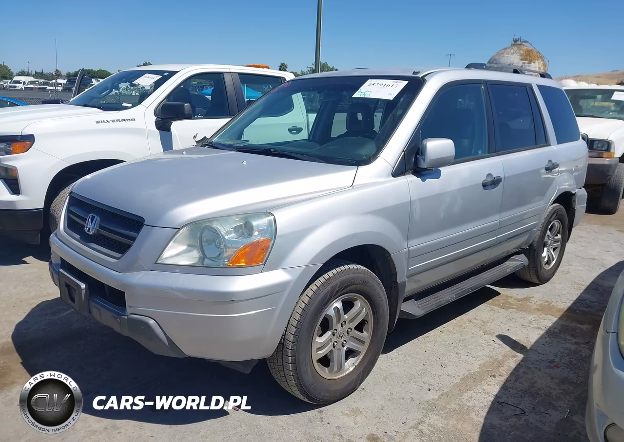 2003 Honda Pilot Ex-L VIN:2HKYF18573H605924 - 2