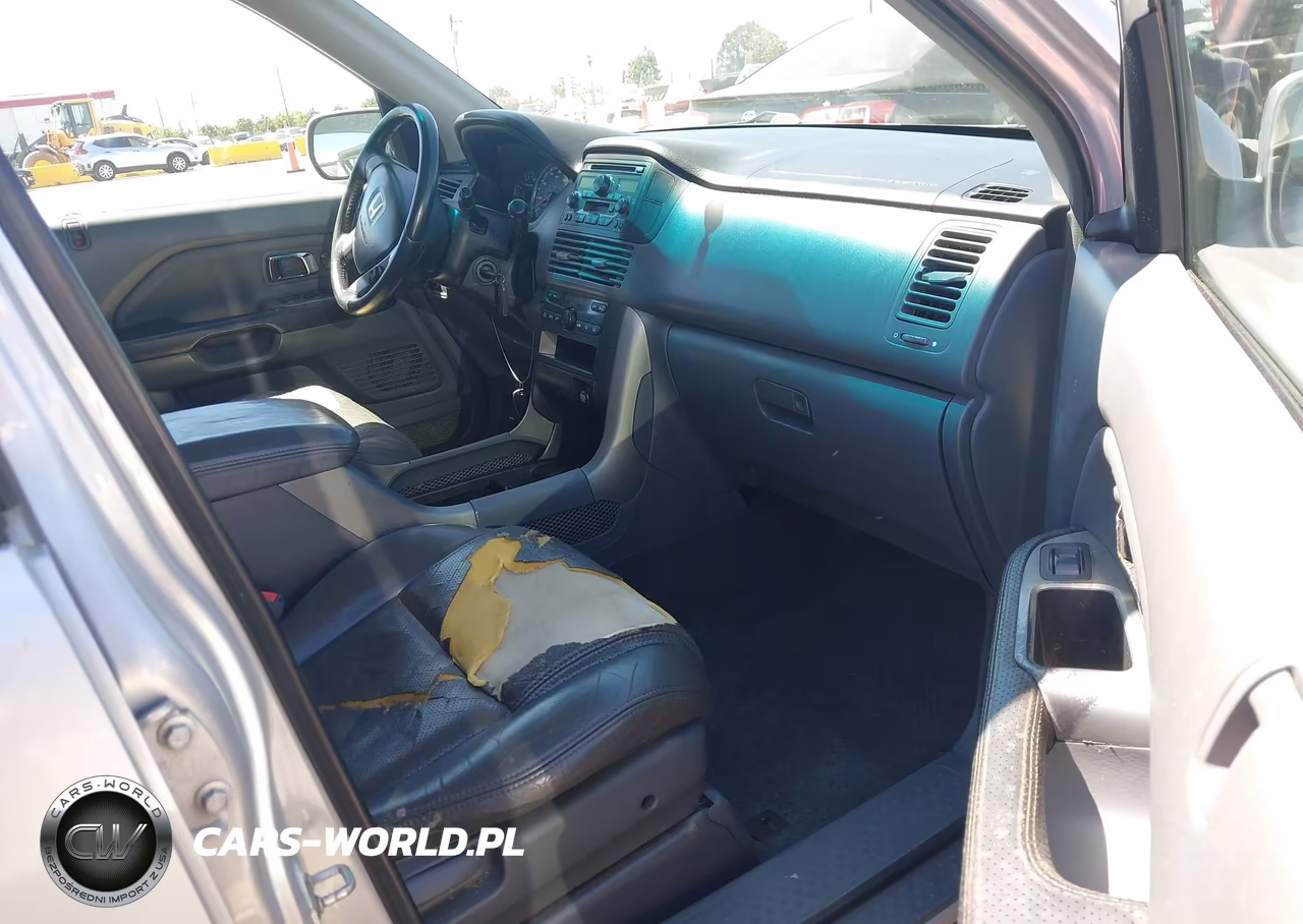 2003 Honda Pilot Ex-L VIN:2HKYF18573H605924 - 5