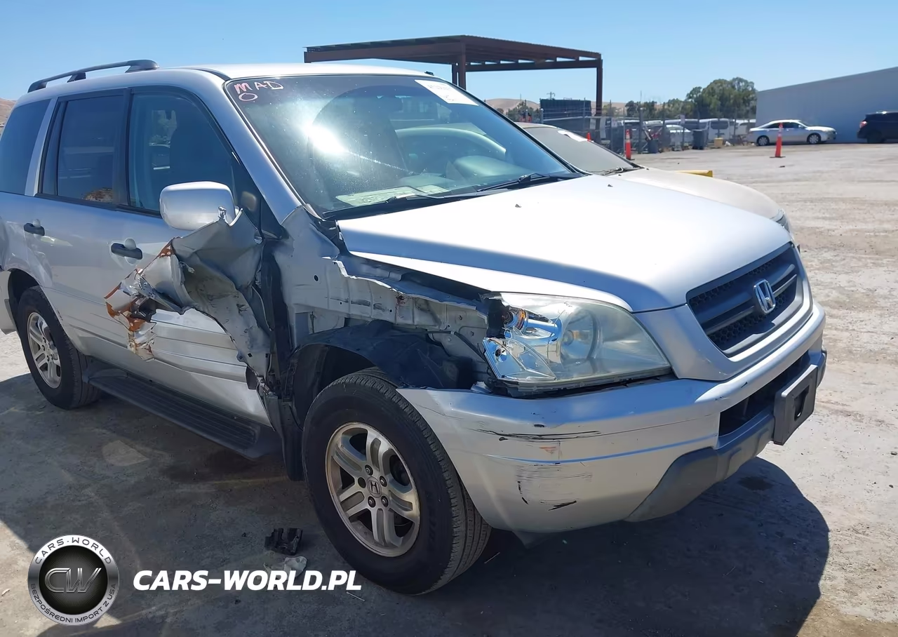 2003 Honda Pilot Ex-L VIN:2HKYF18573H605924 - 6