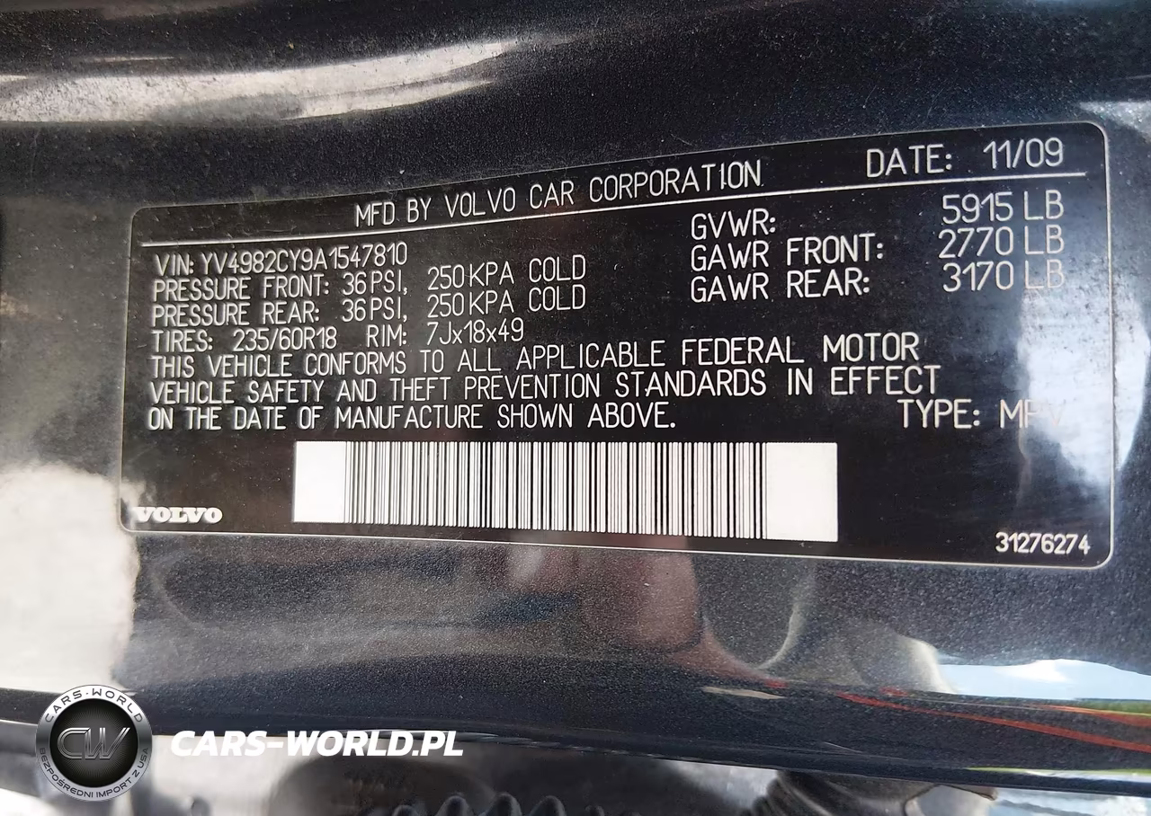 2010 Volvo Xc90 3.2 VIN:YV4982CY9A1547810 - 9