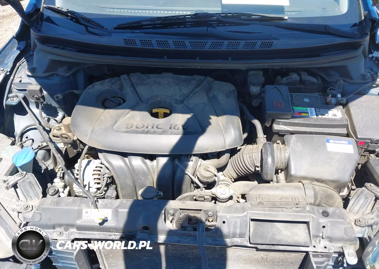2013 Hyundai Elantra Gls VIN:KMHDH4AE0DU966841 - 10