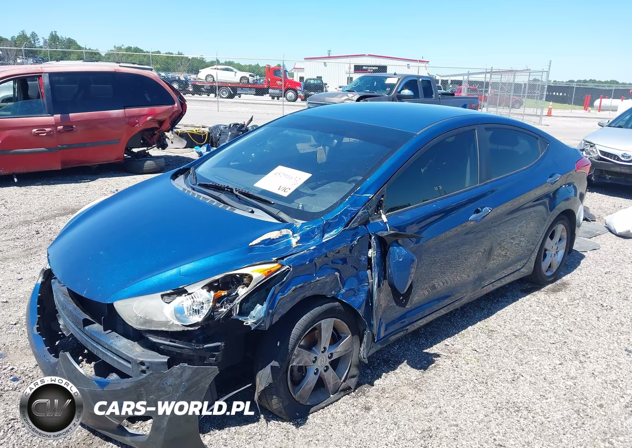 2013 Hyundai Elantra Gls VIN:KMHDH4AE0DU966841 - 2