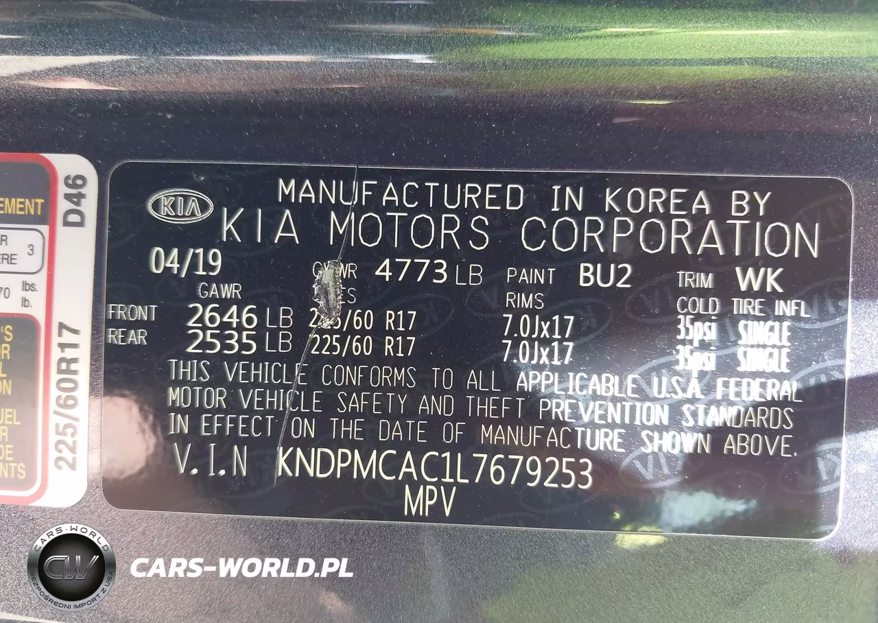 2020 Kia Sportage Lx VIN:KNDPMCAC1L7679253 - 9