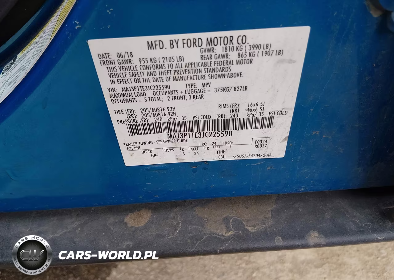 2018 Ford Ecosport Se VIN:MAJ3P1TE3JC225590 - 9