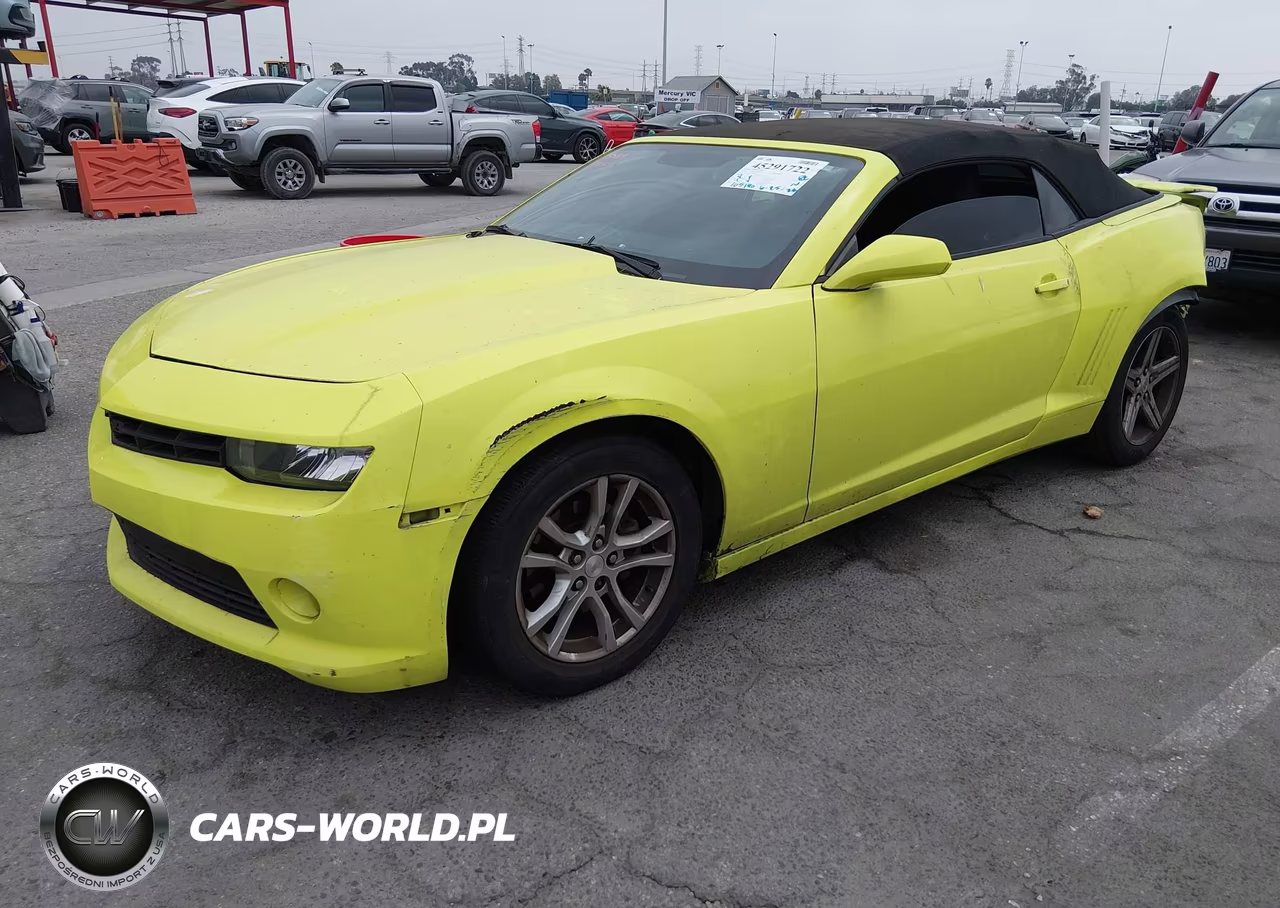 2015 Chevrolet Camaro 1Lt VIN:2G1FD3D35F9262141 - 2