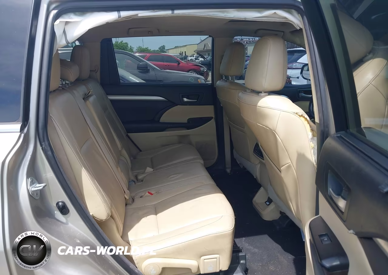 2015 Toyota Highlander Xle V6 VIN:5TDKKRFH5FS095584 - 8