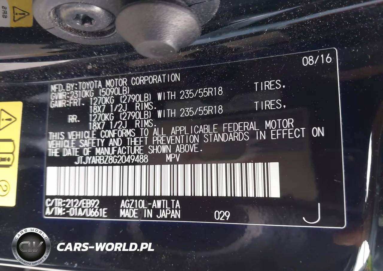 2016 Lexus Nx 200T F Sport VIN:JTJYARBZ8G2049488 - 9