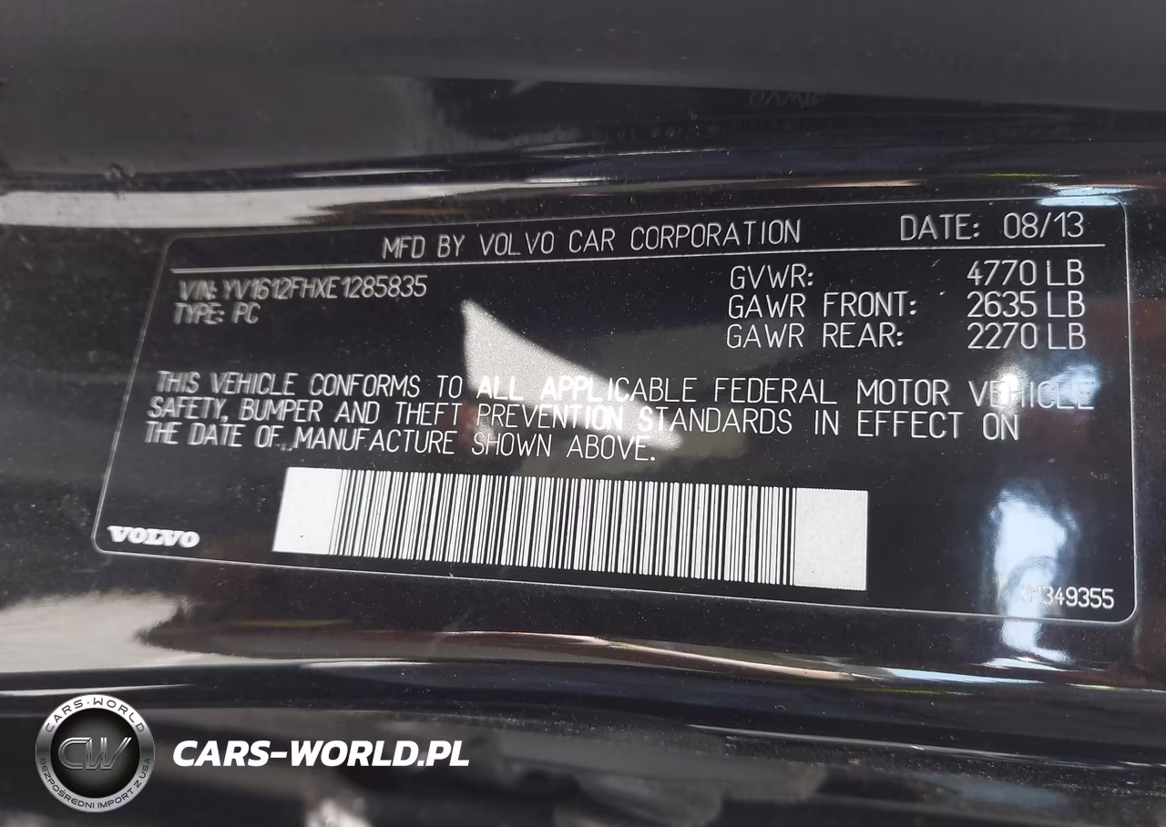 2014 Volvo S60 T5 VIN:YV1612FHXE1285835 - 9