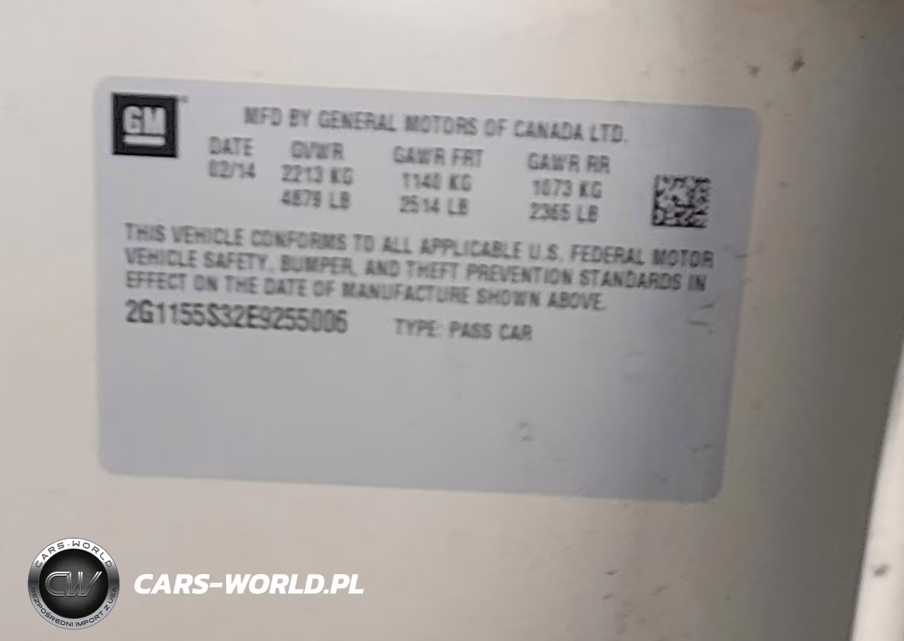 2014 Chevrolet Impala 2Lz VIN:2G1155S32E9255006 - 9