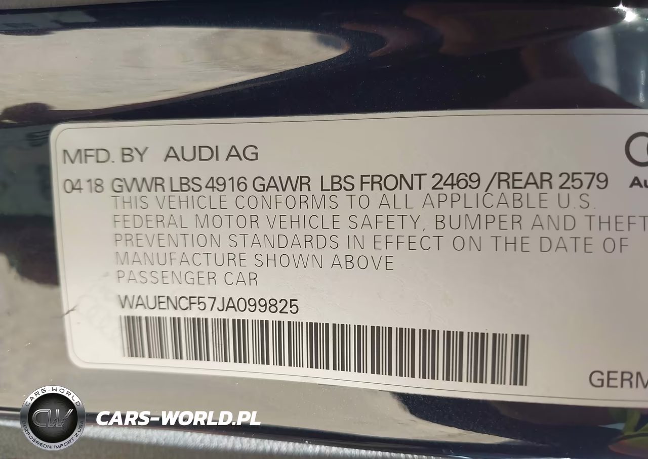 2018 Audi A5 2.0T Premium VIN:WAUENCF57JA099825 - 9