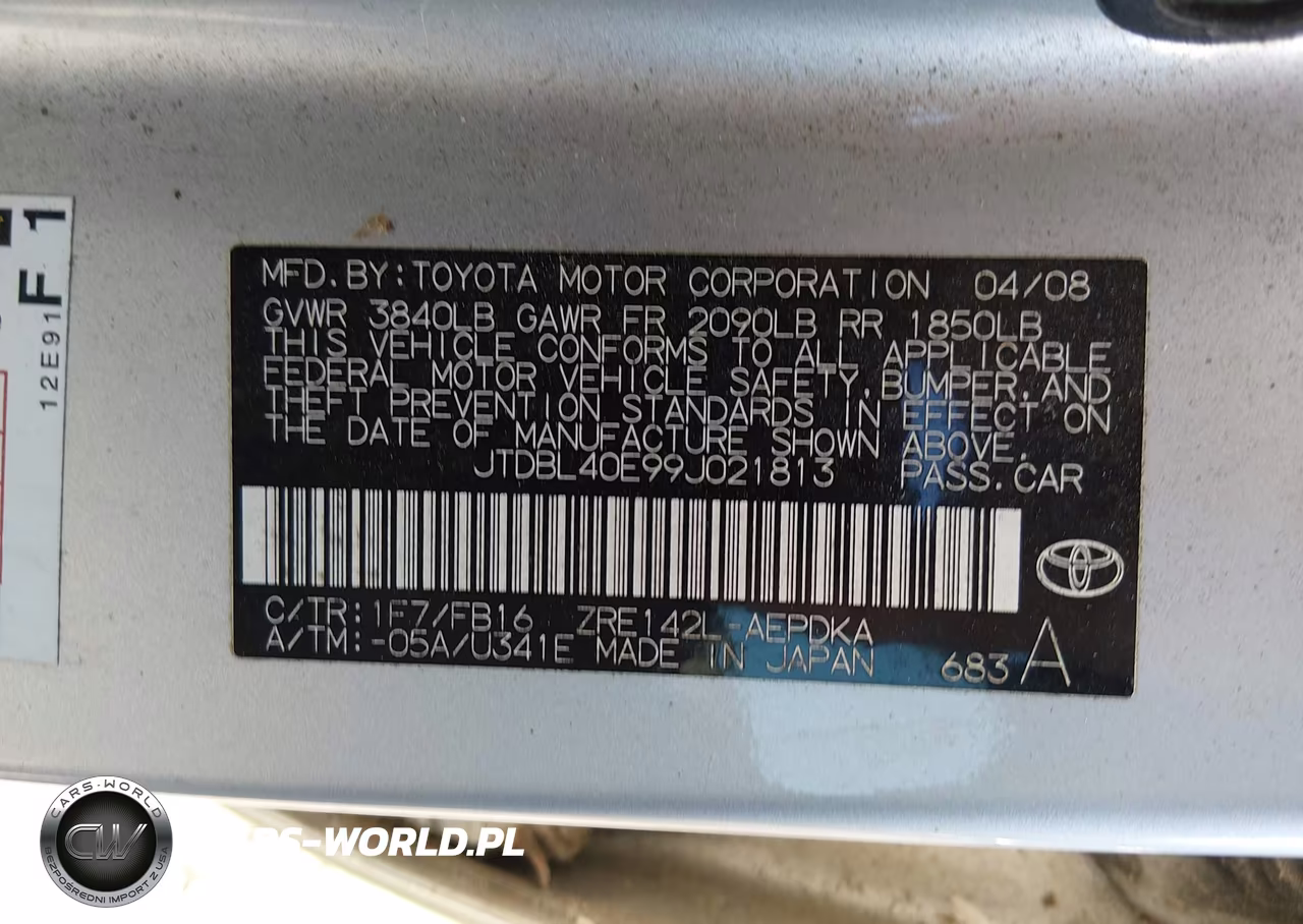 2009 Toyota Corolla Le VIN:JTDBL40E99J021813 - 9