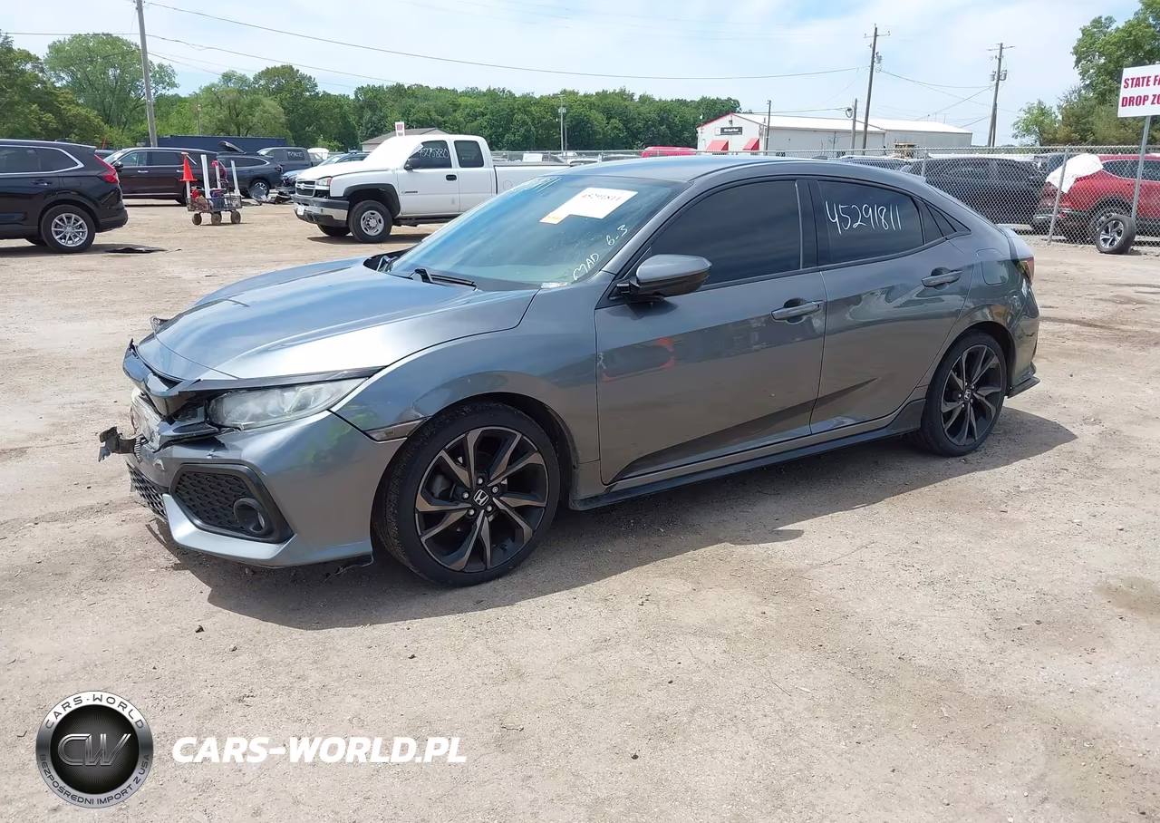 2018 Honda Civic Sport VIN:SHHFK7G49JU208899 - 2