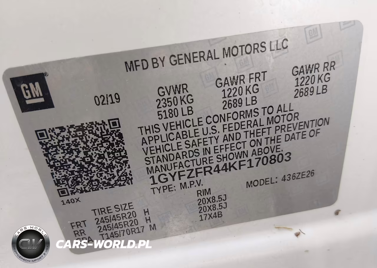 2019 Cadillac Xt4 Awd Sport VIN:1GYFZFR44KF170803 - 9
