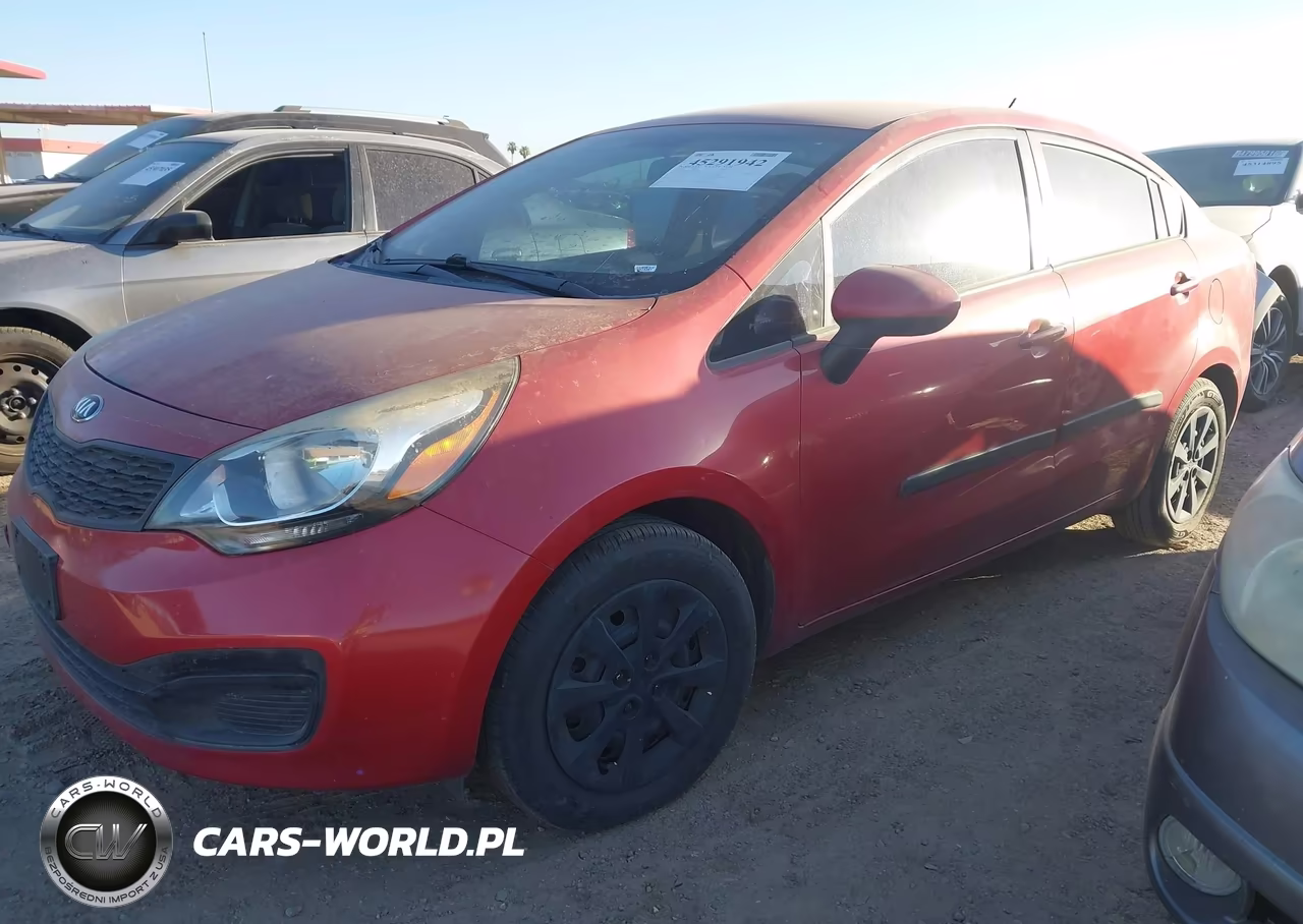 2014 Kia Rio Lx VIN:KNADM4A34E6358371 - 2