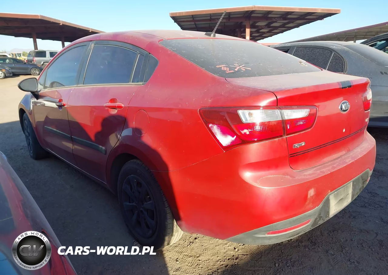2014 Kia Rio Lx VIN:KNADM4A34E6358371 - 3