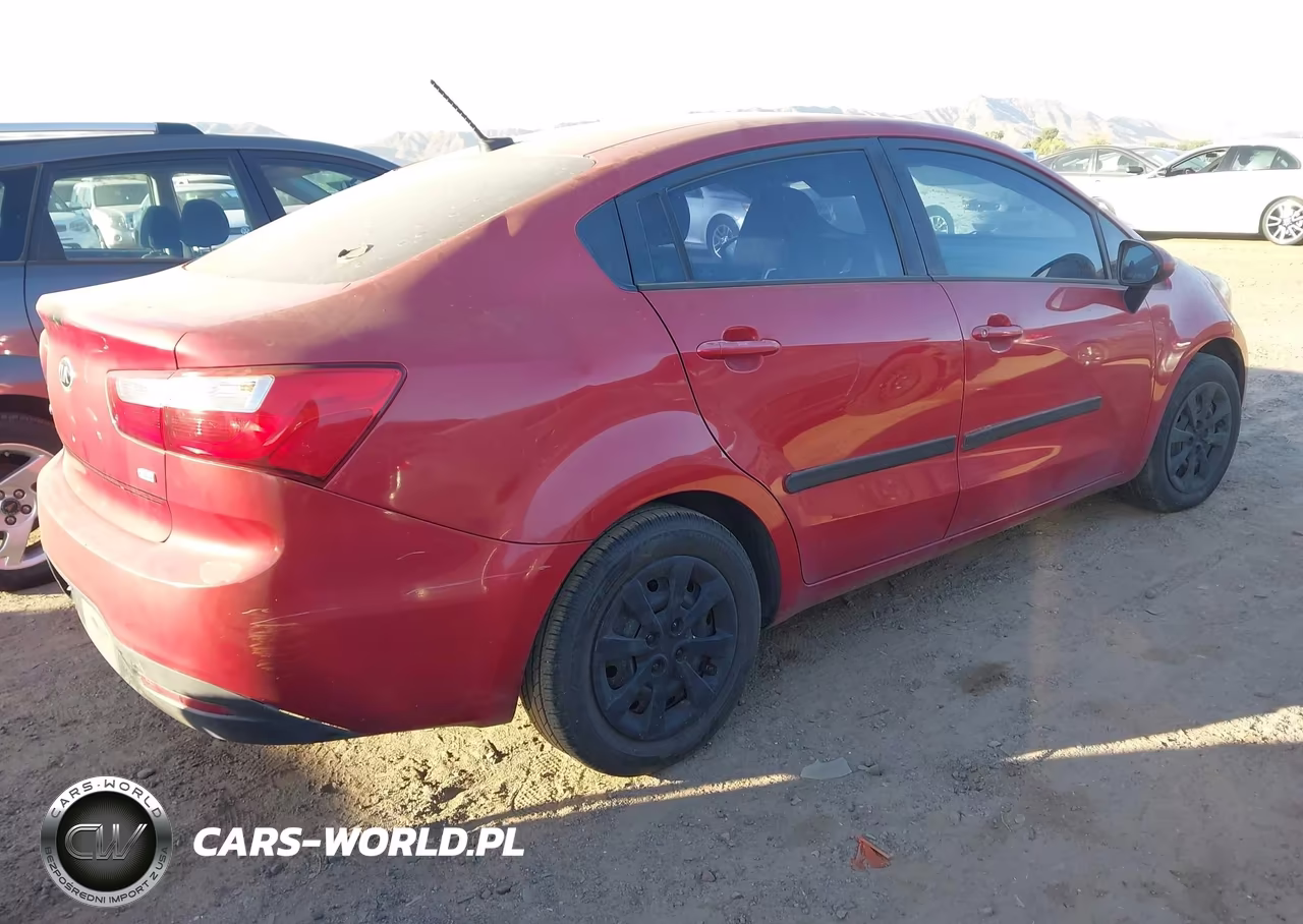 2014 Kia Rio Lx VIN:KNADM4A34E6358371 - 4