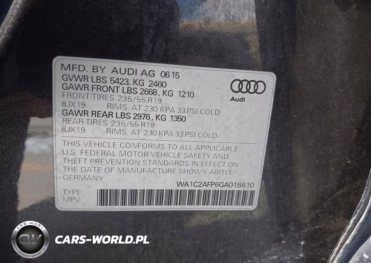 2016 Audi Q5 2.0T Premium VIN:WA1C2AFP6GA016610 - 9