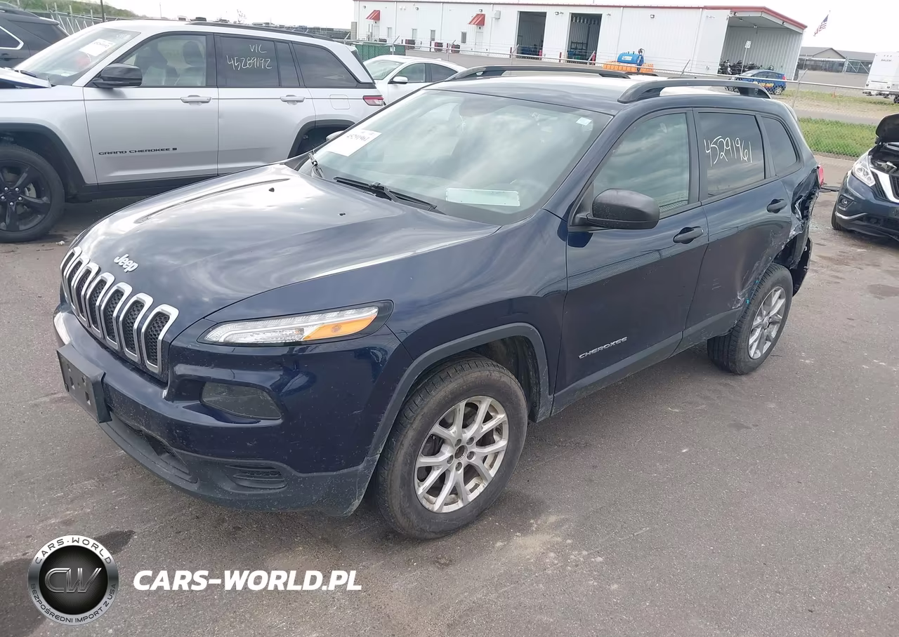 2016 Jeep Cherokee Sport VIN:1C4PJMAB9GW192996 - 2