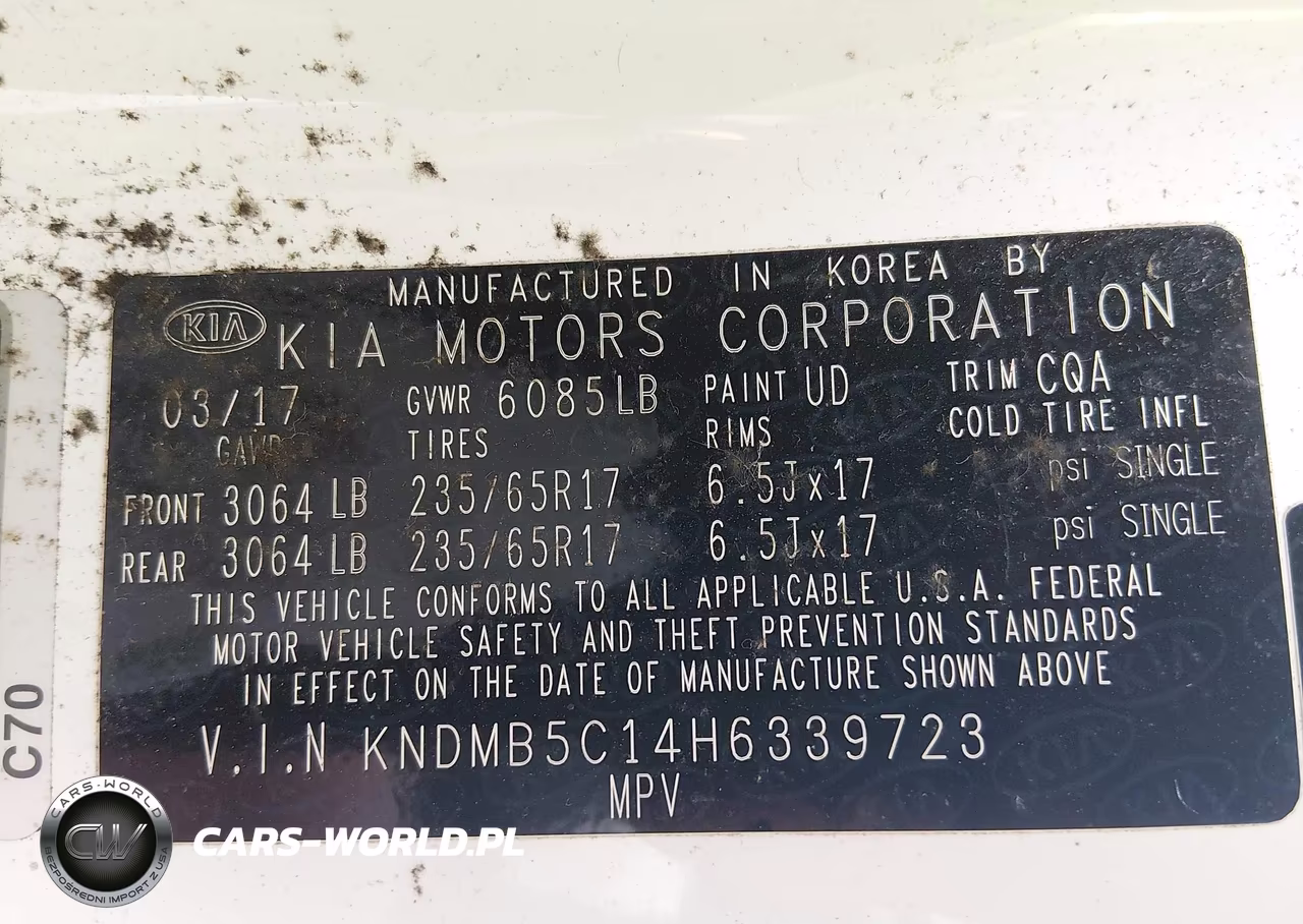 2017 Kia Sedona Lx VIN:KNDMB5C14H6339723 - 9