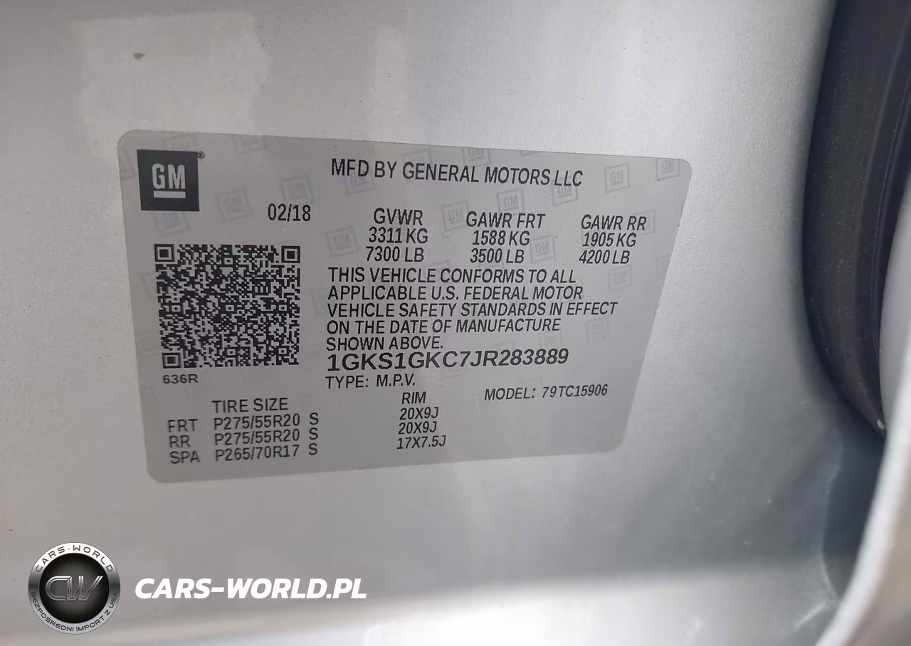 2018 GMC Yukon Xl Slt VIN:1GKS1GKC7JR283889 - 9