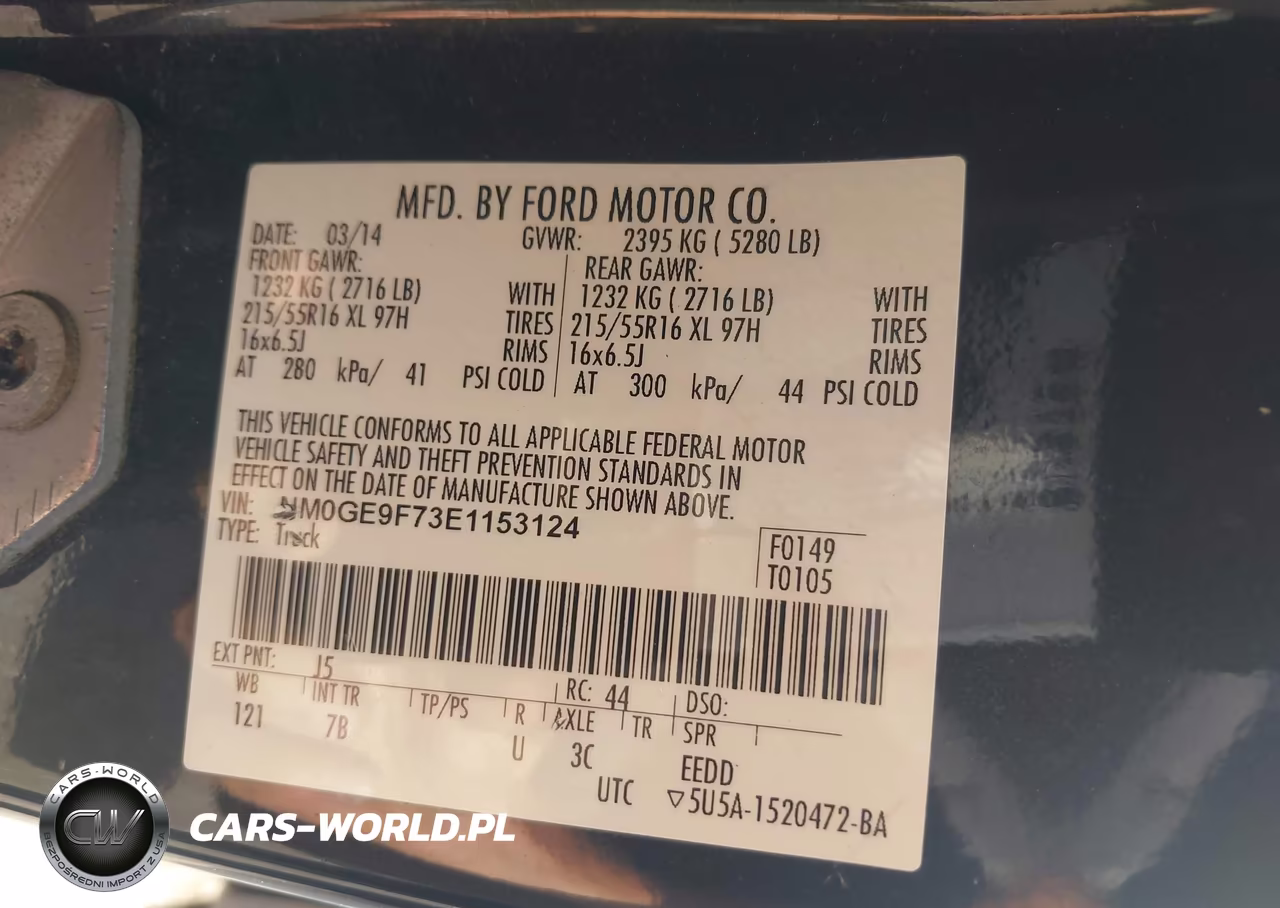 2014 Ford Transit Connect Xlt VIN:NM0GE9F73E1153124 - 9