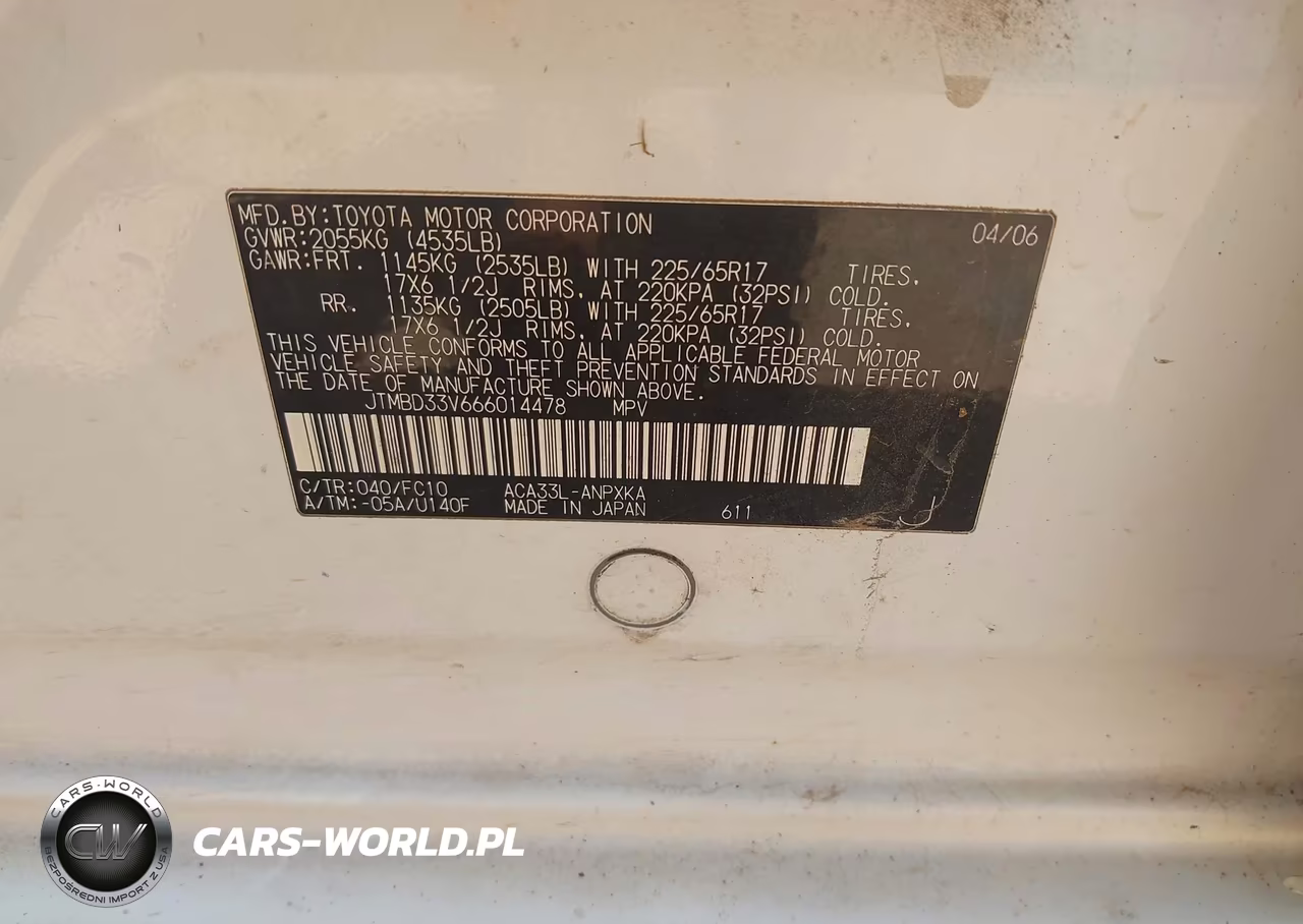 2006 Toyota Rav4 VIN:JTMBD33V666014478 - 9