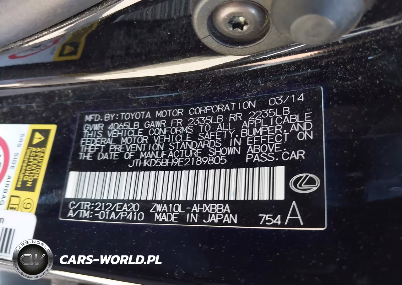 2014 Lexus Ct 200H VIN:JTHKD5BH9E2189805 - 9