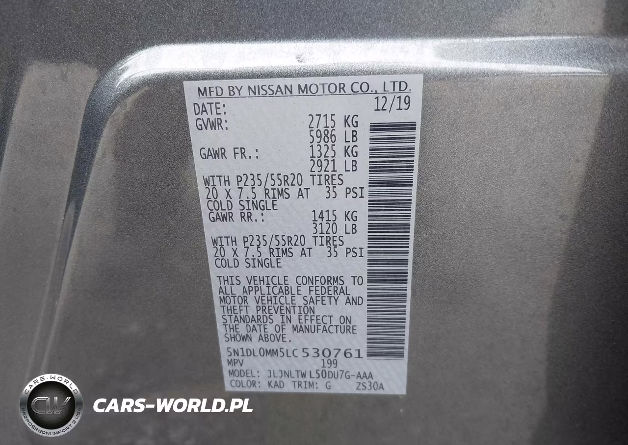 2020 Infiniti Qx60 Luxe Awd VIN:5N1DL0MM5LC530761 - 9