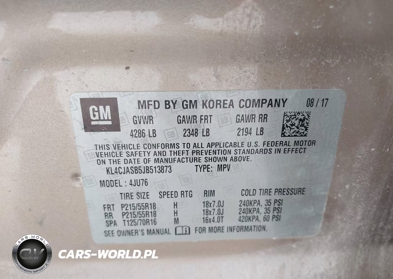 2018 Buick Encore Preferred VIN:KL4CJASB5JB513873 - 9