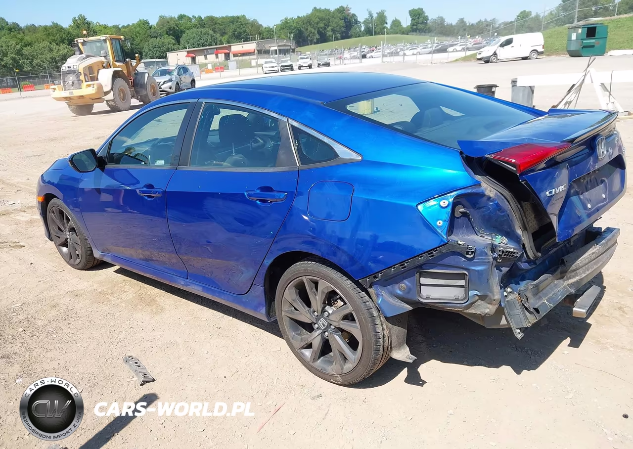 2021 Honda Civic Sport VIN:2HGFC2F86MH527554 - 3