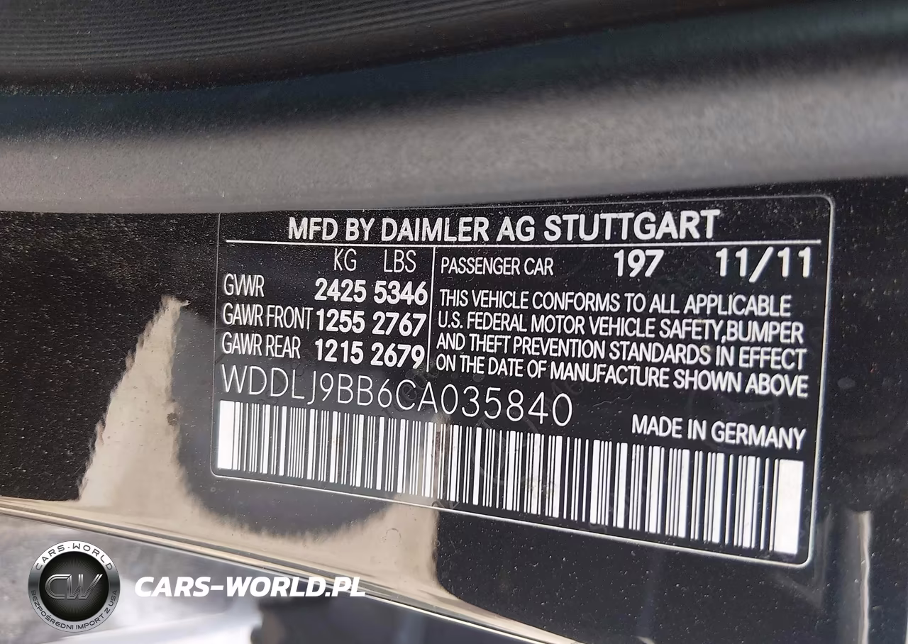 2012 Mercedes-Benz Cls 550 4Matic VIN:WDDLJ9BB6CA035840 - 9